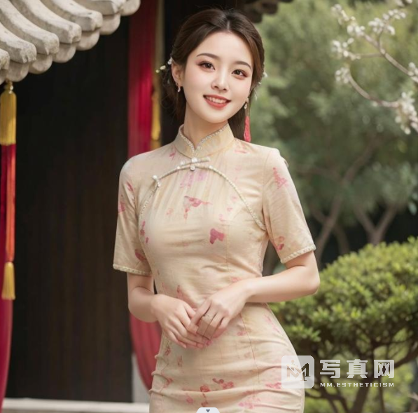 性感旗袍美女，国风温婉性感小姐姐